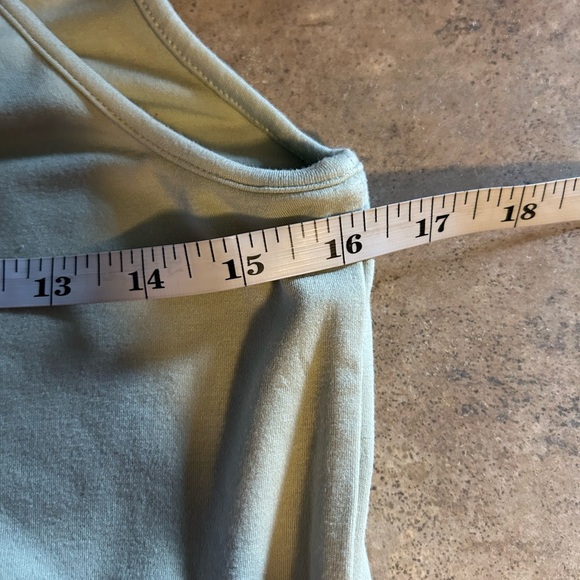 Wilfred Dress - “Market Mini Dress” sleeveless fit and flare mint green - Picture 8 of 9